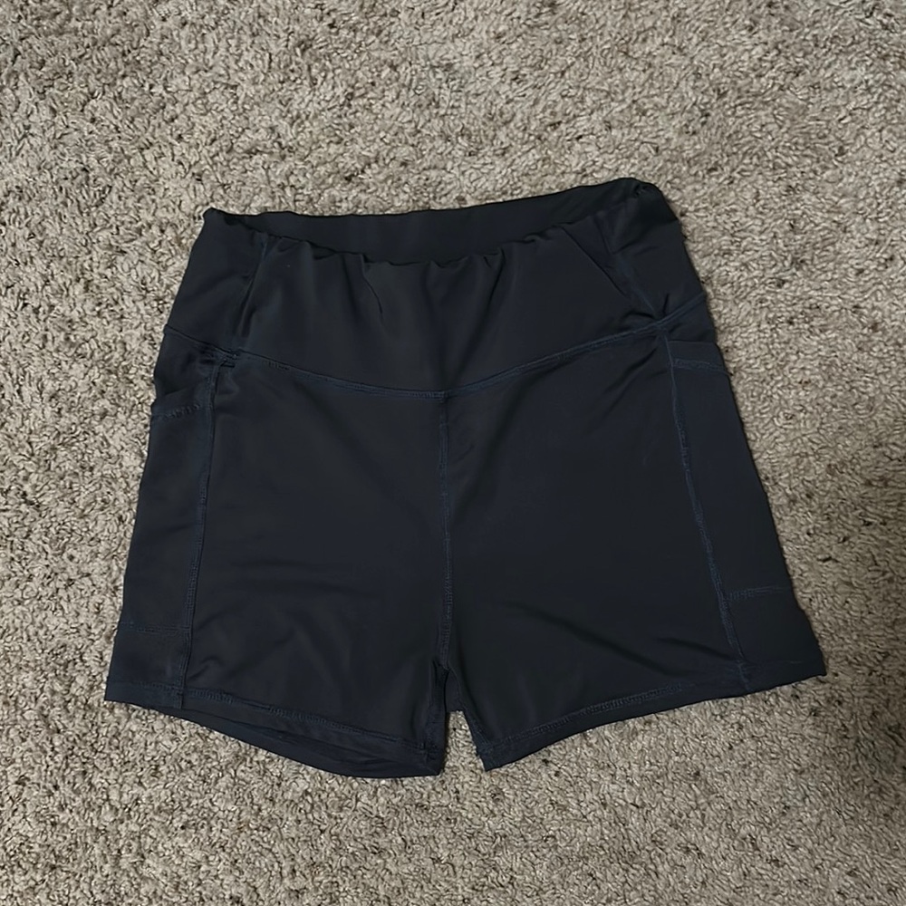 Grey Biker Shorts